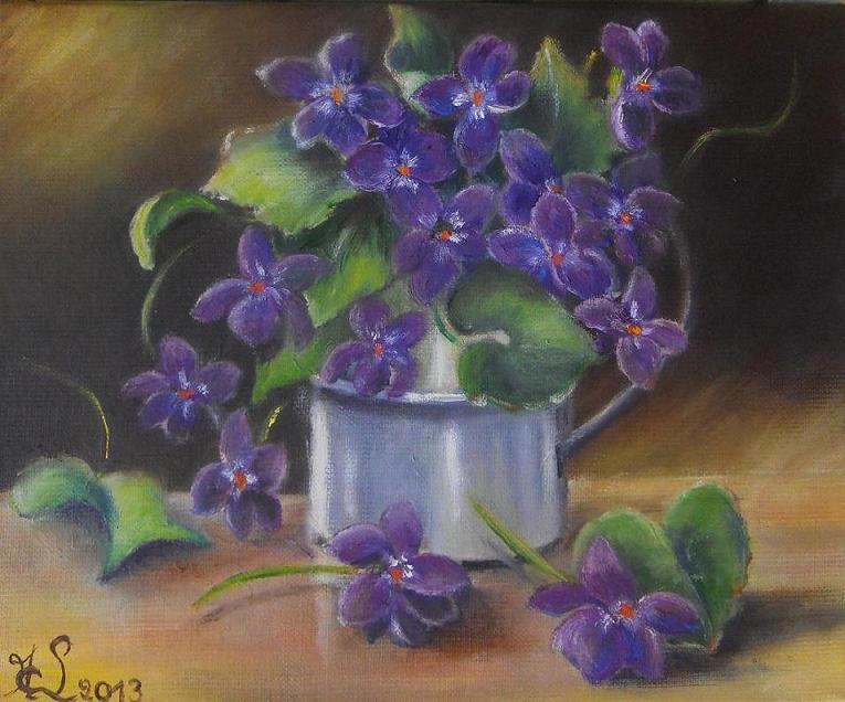 Bouquet de violettes (Collection privée)