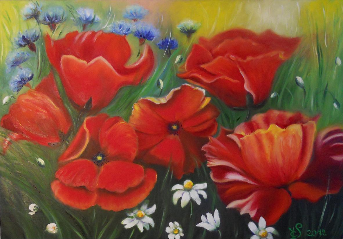 Fleurs des champs (VENDU)