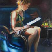 La lettre - clair obscur (collection privée)