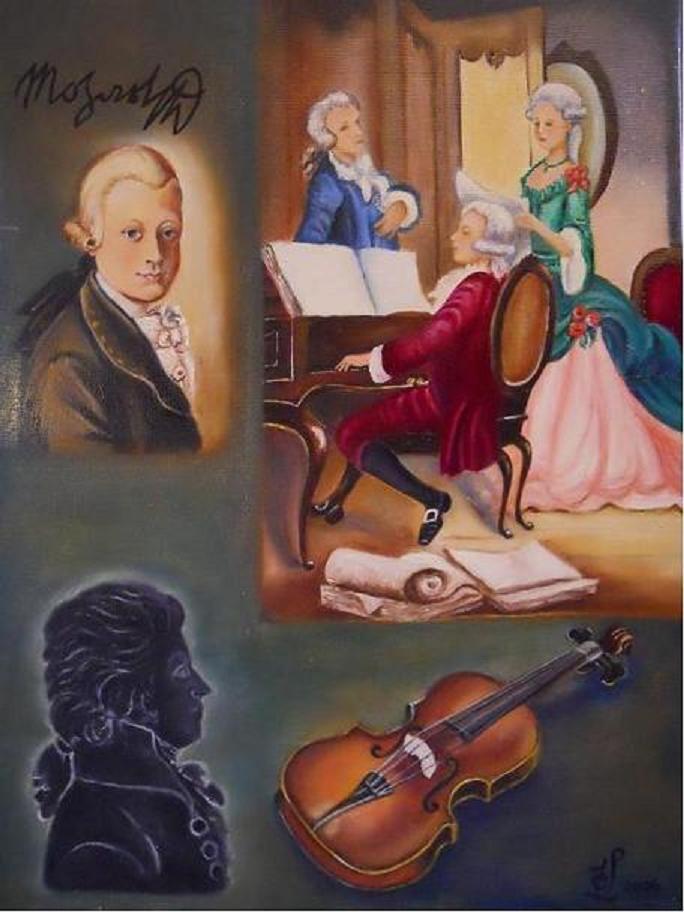 Mozart composition au violon