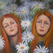 Portraits aux marguerites